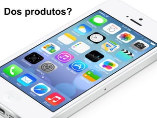 Dos produtos? 
 
