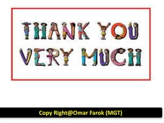 Copy Right© all Rights Reserved.Copy Right© all Rights Reserved.
Copy Right@Omar Farok (MGT)
 