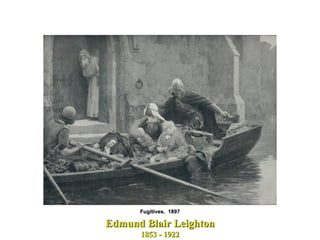 Edmund Blair Leighton 1853 - 1922 Fugitives.  1897 