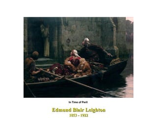 Edmund Blair Leighton 1853 - 1922 In Time of Peril  