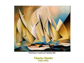 Pertaining To Yachts and Yachting 1922 Charles Sheeler (1883-1965)   