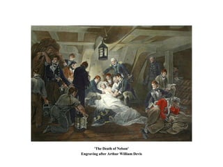 'The Death of Nelson' Engraving after Arthur William Devis 