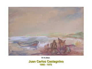 Juan Carlos Castagnino 1908 - 1972  En la playa.  
