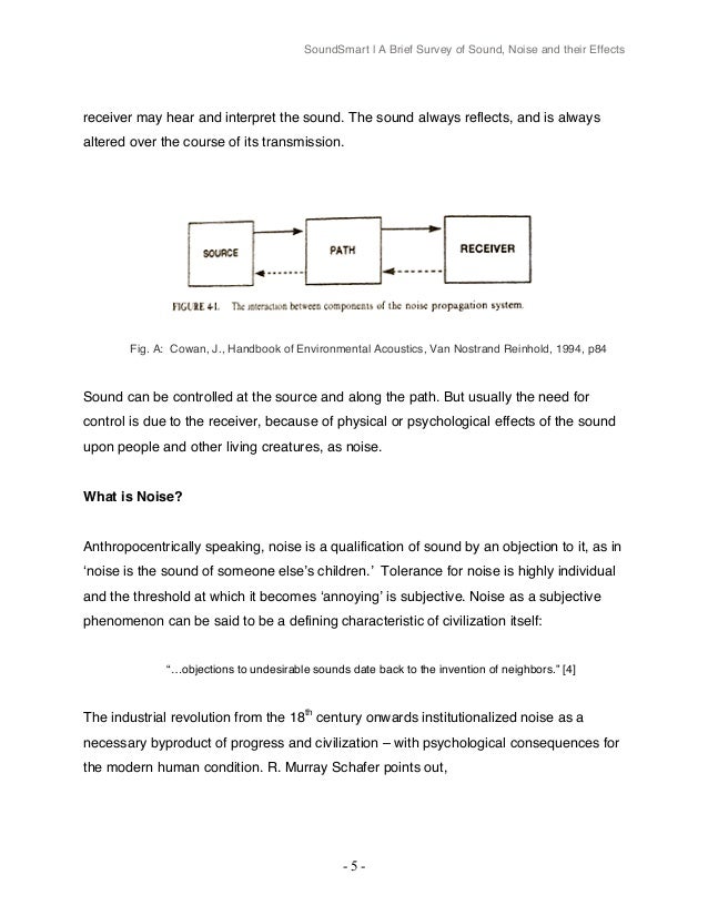 SoundSmart A Brief Survey of Sound, Noise and their Effects