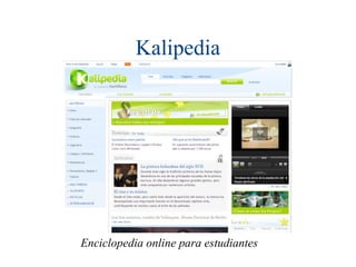 Kalipedia
Enciclopedia online para estudiantes
 