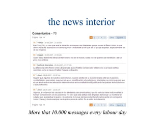 the news interior
More that 10.000 messages every labour day
 