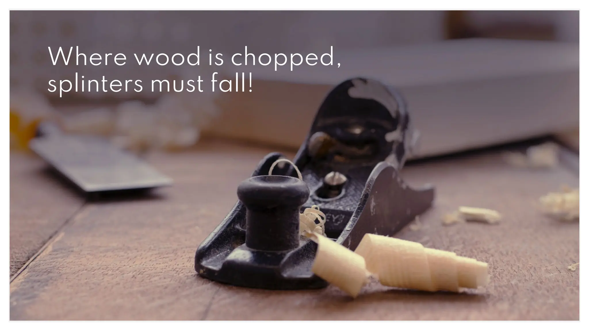 QAware | 32
Where wood is chopped,
splinters must fall!
 