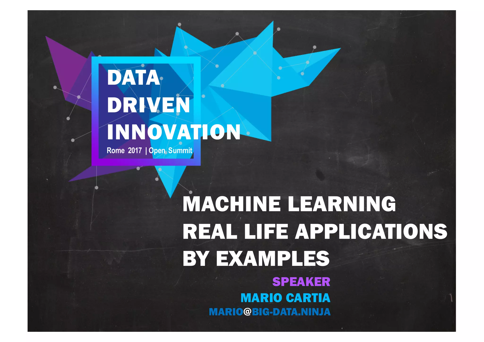 Machine Learning Real Life Applications By Examples - Mario Cartia | PDF