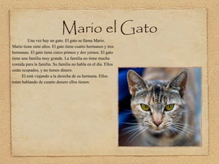 Mario el Gato ,[object Object],[object Object]