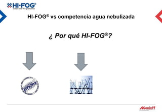HI-FOG® vs competencia agua nebulizada


       ¿ Por qué HI-FOG®?
 