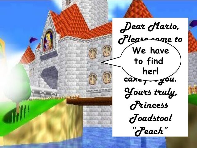 Dear Mario I Have Baked A Cake Dear Mario I Have Baked A Cake
