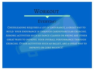 Mario Gates Performance Tips | Cheerleading