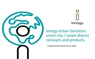 innogy Grid & Infrastructure, 2018
innogy Urban Solutions:
smart city / smart district
concepts and products
 