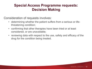 Special Access and Advanced Access Programmes: Marion Law (Health ...
