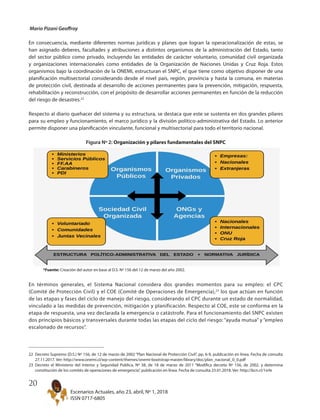 Gestión del riesgo de desastres en Chile | PDF