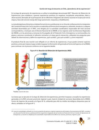 Gestión del riesgo de desastres en Chile | PDF