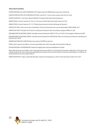 Gestión del riesgo de desastres en Chile | PDF