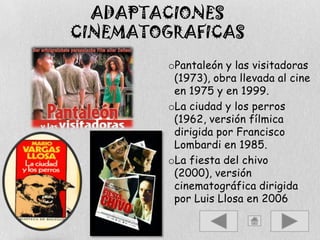 PREMIO NOBELBIOGRAFIAVargas Llosa nació en el seno de una familia de clase media de ascendencia mestiza y criolla el 28 de marzo de 1936 en la ciudad de Arequipa, al sur del Perú. Fue el único hijo de Ernesto Vargas Maldonado y de Dora Llosa Ureta, quienes se separaron meses antes de su nacimiento. Poco después de que Mario naciera, su padre reveló que tenía una relación con una mujer alemana y, como resultado de dicha unión, el escritor tiene dos medio hermanos menores: Enrique y Ernesto Vargas.