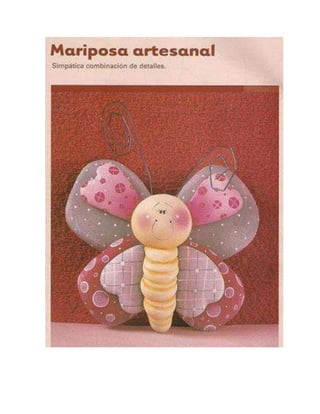 Mariposa artesanal