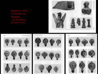 Ζορίδης Π. 1979.
«Η σπηλιά των
Νυμφών
της Πεντέλης»,
ΑΕ 1977, 4-11.
 