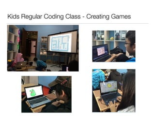 Kids Regular Coding Class - Creating Games
 