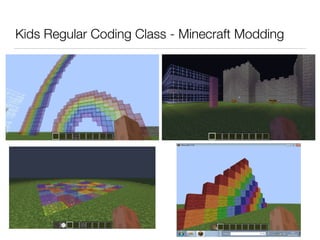 Kids Regular Coding Class - Minecraft Modding
 
