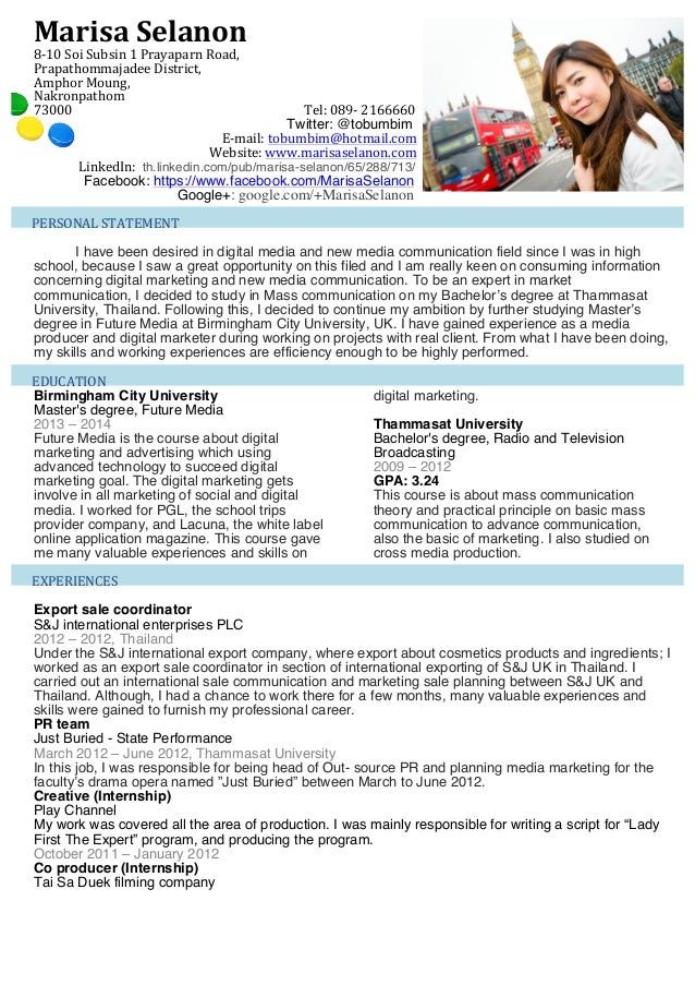 formal resume