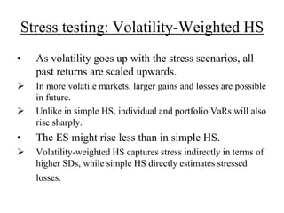 Volatility Test stress testing for market risk finance.ppt