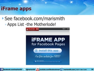 See facebook.com/marismith  Apps List -the Motherlode! 