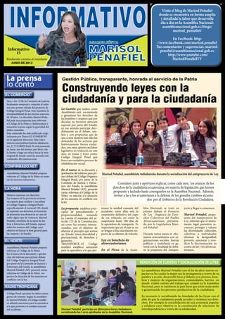 Marisol informativo junio ok 2012