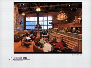 gr a nd   lodge brian head, utah Completed Design the 