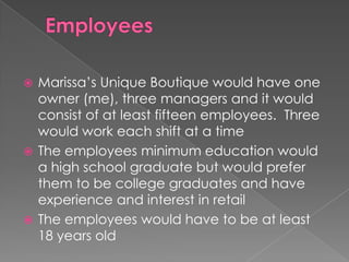 Marissa’S Unique Boutqiue