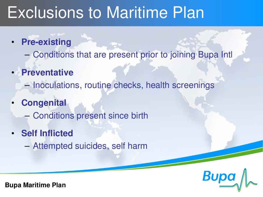 Maritime Medical Insurance by Bupa 2012 Maritime Medical Insurance by Bupa 2012
