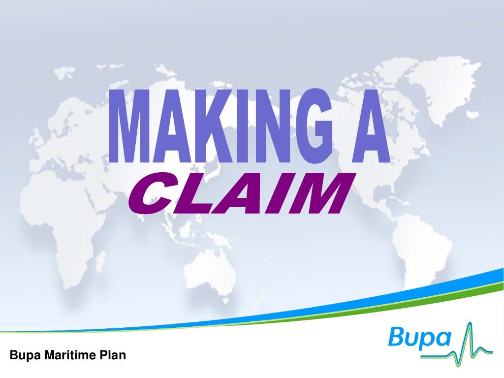 Maritime Medical Insurance by Bupa 2012 Maritime Medical Insurance by Bupa 2012