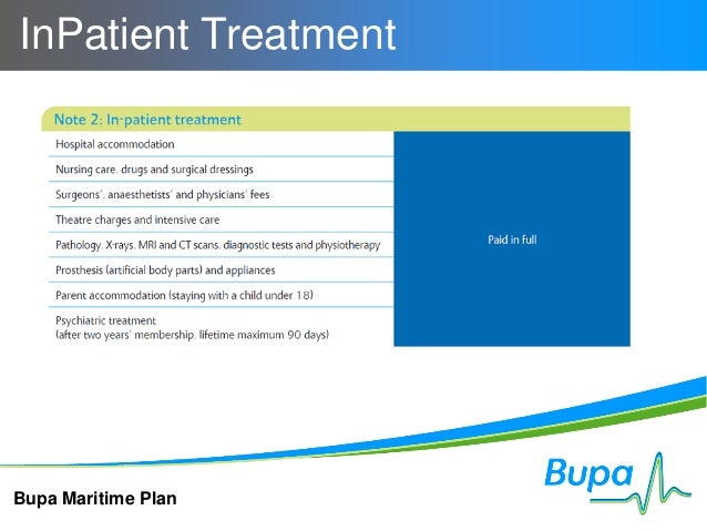 Maritime Medical Insurance by Bupa 2012 Maritime Medical Insurance by Bupa 2012