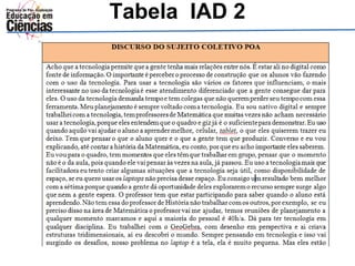 Tabela IAD 2 
 