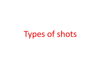 Types of shots
 