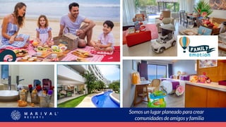 Somos un lugar planeado para crear
comunidades de amigos y familia
 