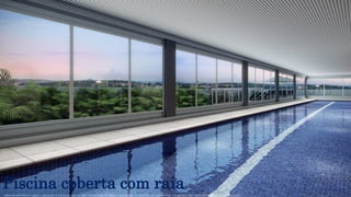 Piscina e Solarium
Material preliminar sujeito a alteração e exclusivo para uso interno da Even. Proibida a divulgação. As unidades só poderão ser comercializadas mediante Registro de Incorporação
 