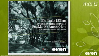 Levar potenciais
clientes a descobrir
e se encantar com
a Mariz
Material preliminar sujeito a alteração e exclusivo para uso interno da Even. Proibida a divulgação. As unidades só poderão ser comercializadas mediante Registro de Incorporação
 