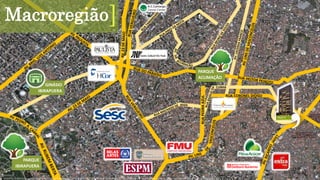 Localização
3,7 km do Shopping Paulista 4,2 km da Avenida Paulista 3,5 km do Centro Cultural SP
AVilaMarianaéumbairrodesejadopelospaulistanosquevalorizamaqualidadedevida,traduzidapelofácil
acessoagrandesviasdacidadeeumainfraestruturacompleta.
AproximidadecomaAvenidaPaulista,tornaalocalizaçãoaindamaisinteressanteparamorar.
Obairroproporcionaaindainfraestruturadecomércioeserviços,comopadarias,supermercados,farmácias,
agênciasbancáriase
oShoppingPaulista.
]
Material preliminar sujeito a alteração e exclusivo para uso interno da Even. Proibida a divulgação. As unidades só poderão ser comercializadas mediante Registro de Incorporação
 