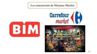 Les concurrents de Marjane Market
11
 