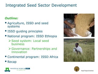 A systems approach towards seed sector development in Africa | PPTX