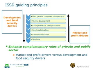 A systems approach towards seed sector development in Africa | PPTX