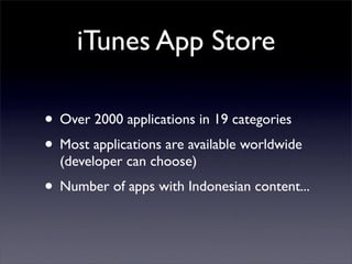 iPhone OS in Indonesia