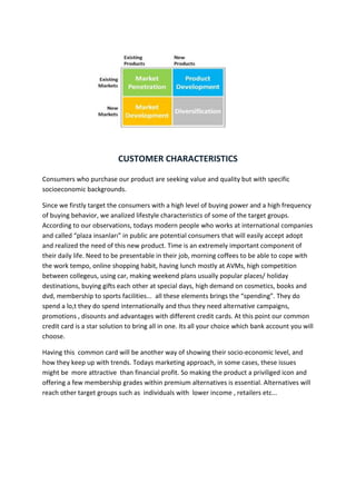 Visa new product: Common Credit Card | DOCX