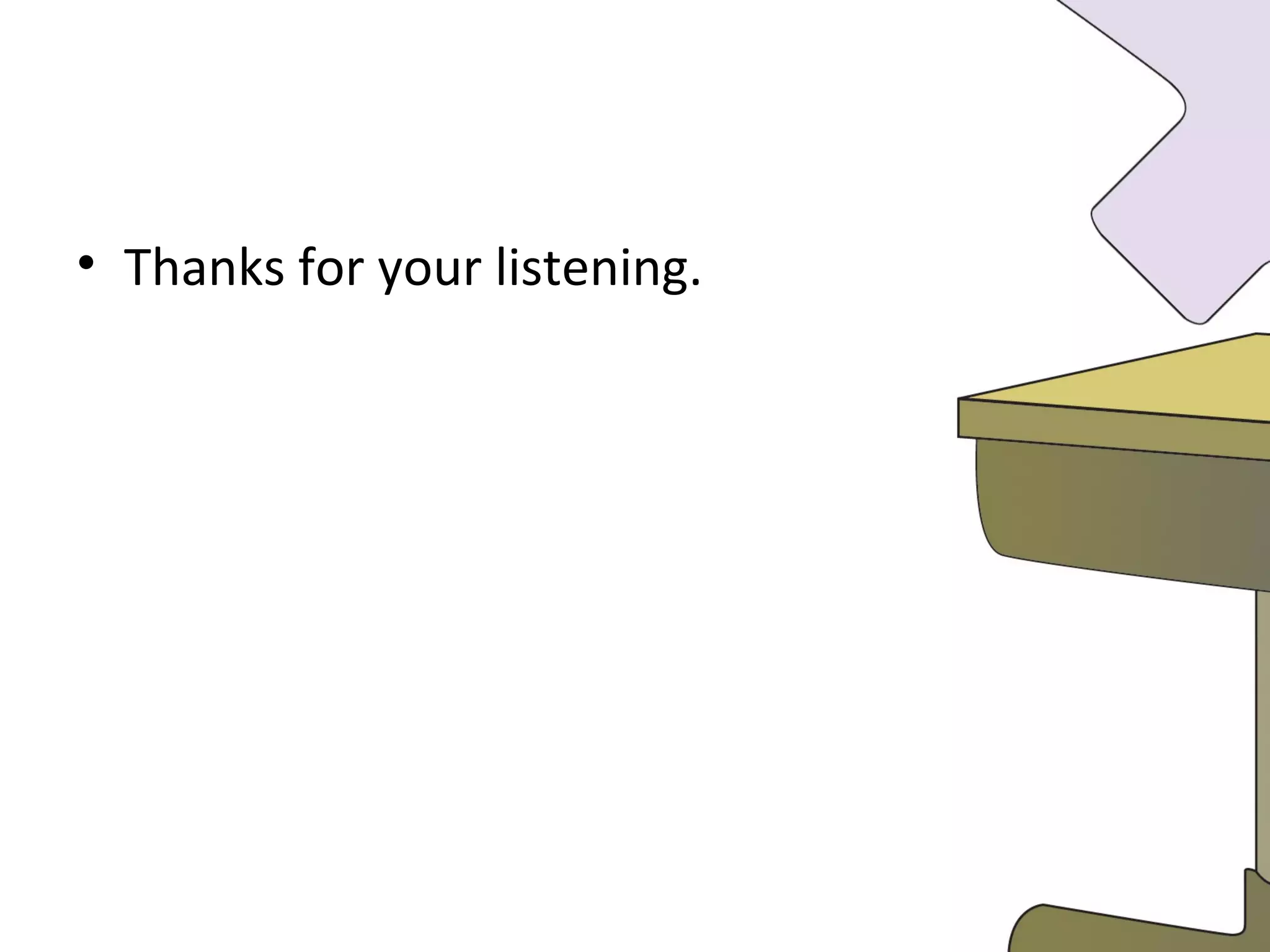 Thanks for your listening. 