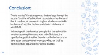 Bible Teaching About Divorce | PPT