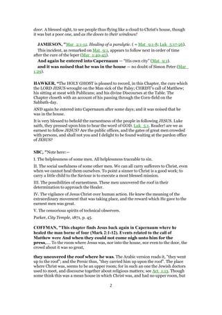 Mark 2 commentary | PDF