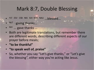 Mark 8 Self Esteem Come To Me Argue With God No Sign Will Be Give